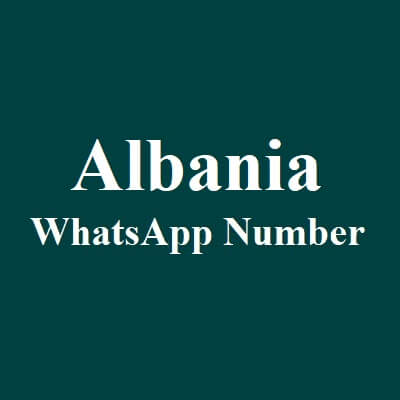 Albania WhatsApp Data