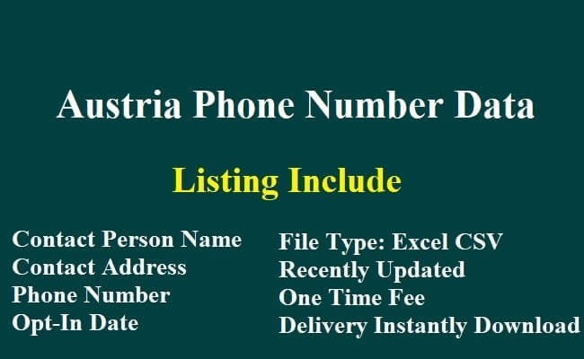 Austria Phone Number