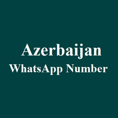 Azerbaijan WhatsApp Data