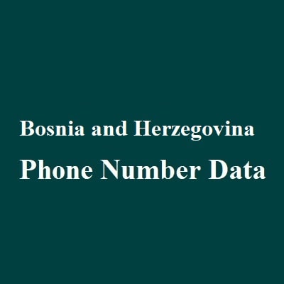 Bosnia and Herzegovina Phone Data