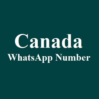 Canada WhatsApp Data