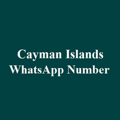 Cayman Islands WhatsApp Data