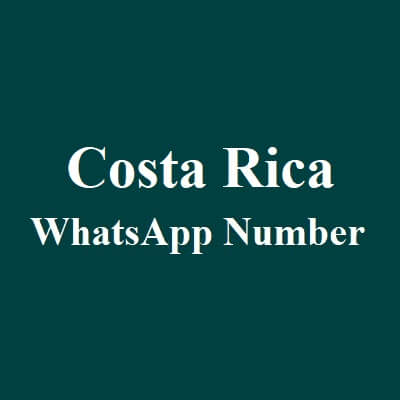 Costa Rica WhatsApp Data