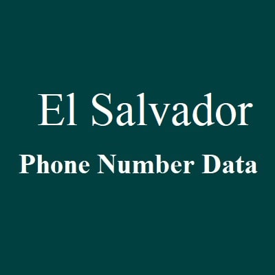 El Salvador Phone Data