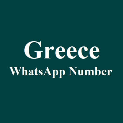 Greece WhatsApp Data