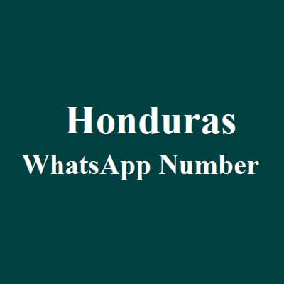Honduras WhatsApp Data