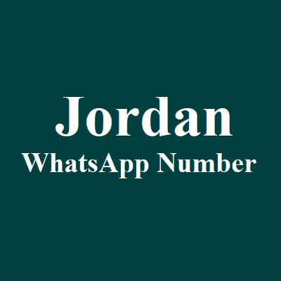 Jordan WhatsApp Data