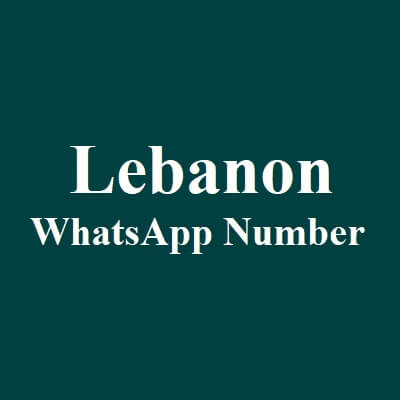 Lebanon WhatsApp Data