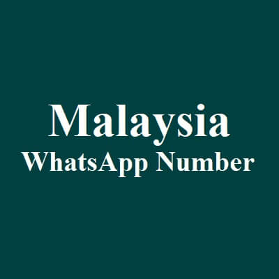 Malaysia WhatsApp Data