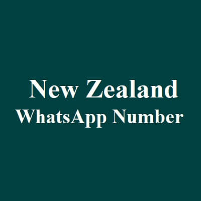 New Zealand WhatsApp Data