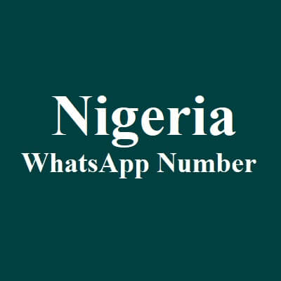 Nigeria WhatsApp Data