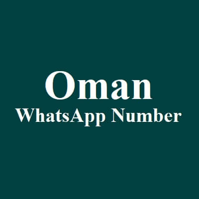 Oman WhatsApp Data