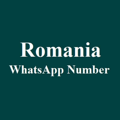 Romania WhatsApp Data