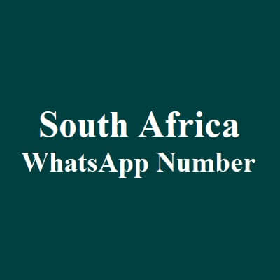 South Africa WhatsApp Data