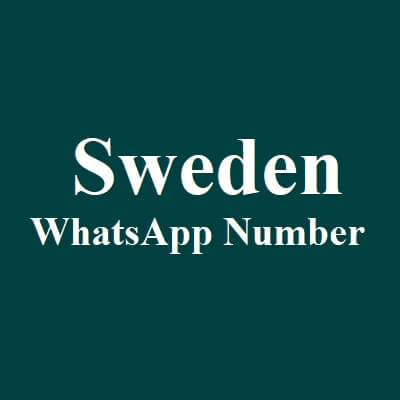Sweden WhatsApp Data
