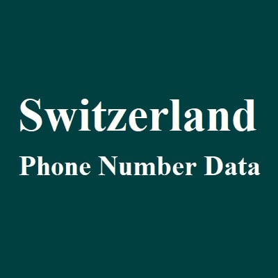 Switzerland Phone Data