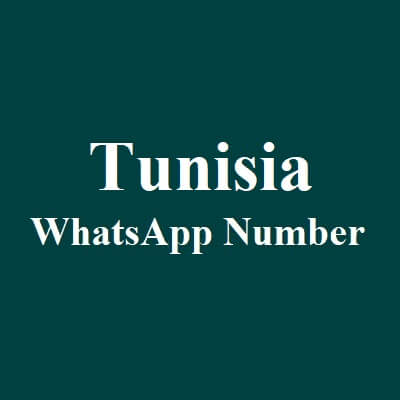 Tunisia WhatsApp Data