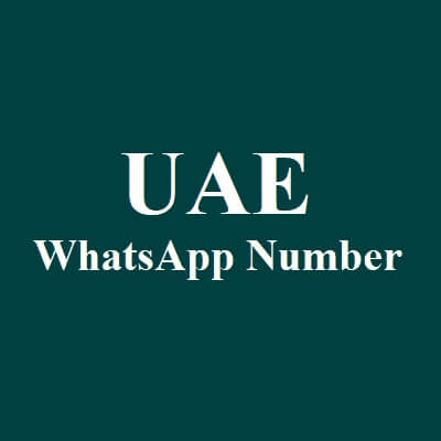 UAE WhatsApp Data