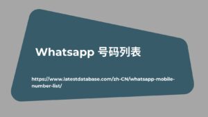 Whatsapp 号码列表